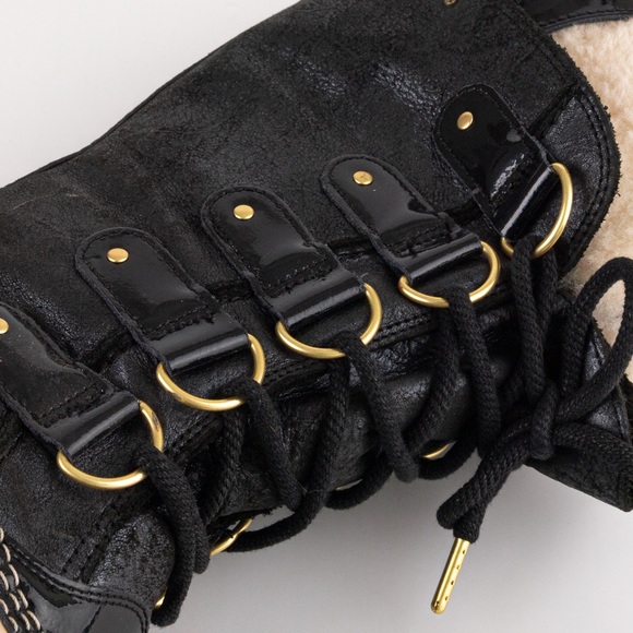 Sorel Joan of Arctic Holiday leather shearling boots Women’s size 11 - Picture 10 of 15